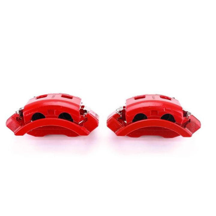 PowerStop Red Brake Calipers - Dodge Ram 1500 1999-2002 - Front - With Brackets - Pair