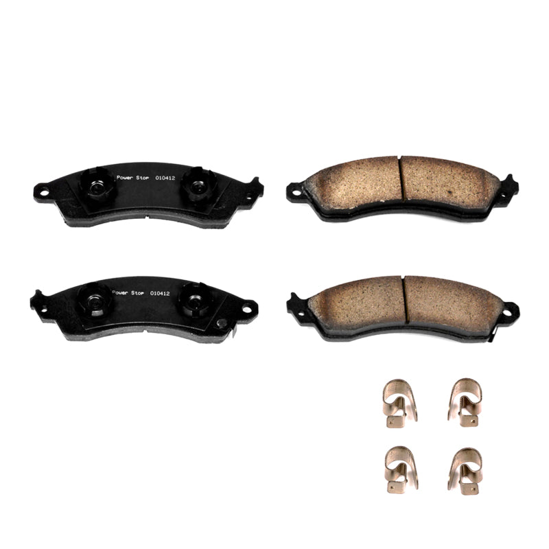 PowerStop Z17 Evolution Brake Pads - Front  Chevrolet Camaro, Corvette, Ford Mustang (1987-2004)