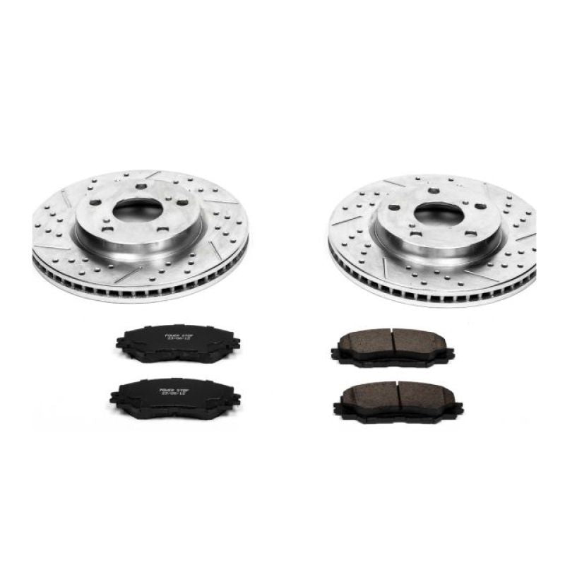 PowerStop Z23 Evolution Sport Front Brake Kit - Toyota RAV4 / Prius V / Scion xB 2006-2018