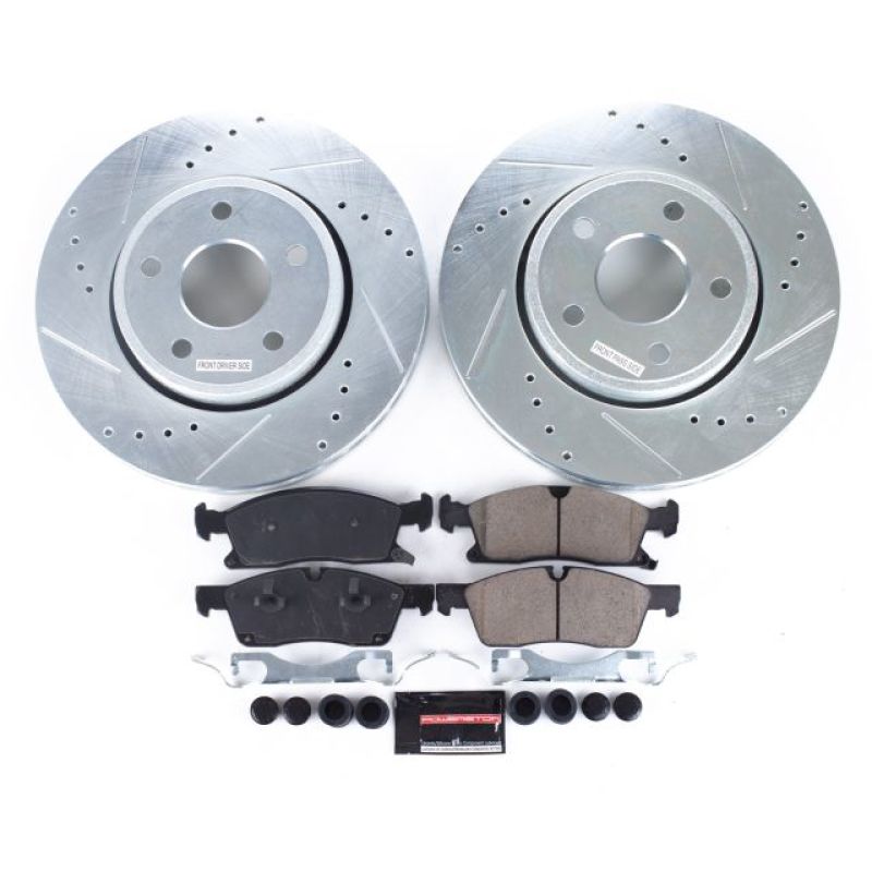 PowerStop Z23 Evolution Sport Front Brake Kit - Dodge Durango / Jeep Grand Cherokee 2011-2020