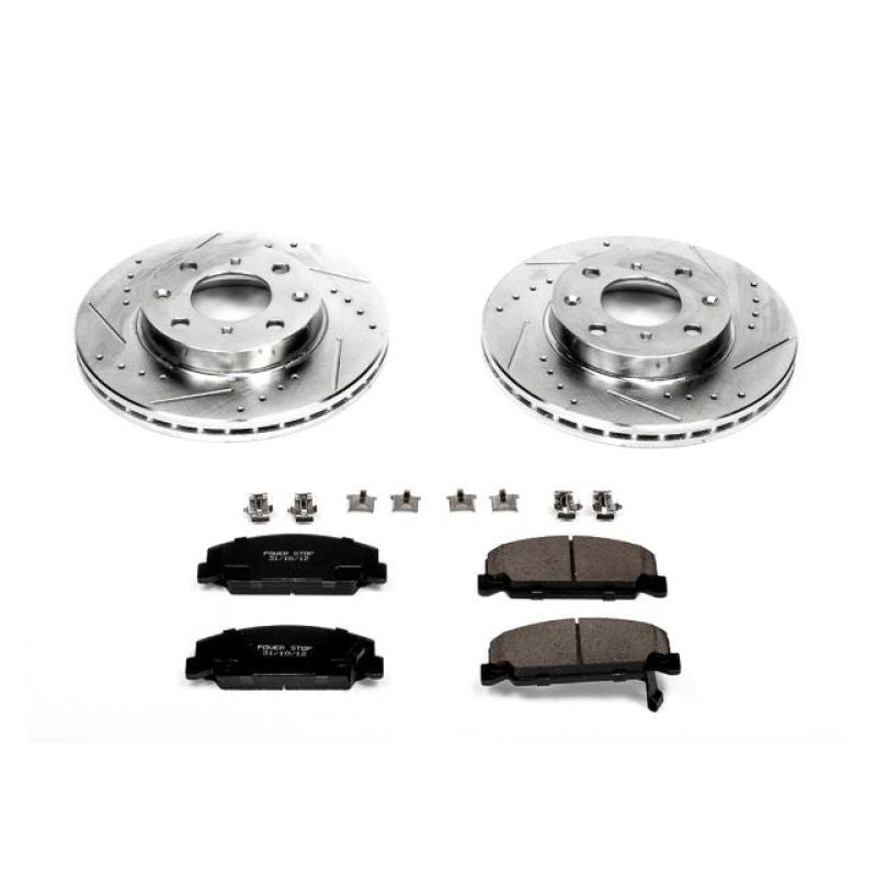 PowerStop Z23 Evolution Sport Front Brake Kit - Honda Civic 1990-2000