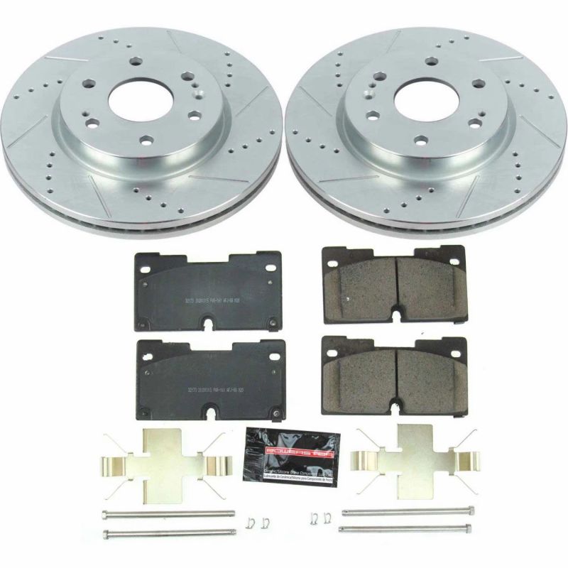 PowerStop Z23 Evolution Sport Front Brake Kit - Chevrolet Silverado 1500 / GMC Sierra 1500 / Cadillac Escalade 2019-2024