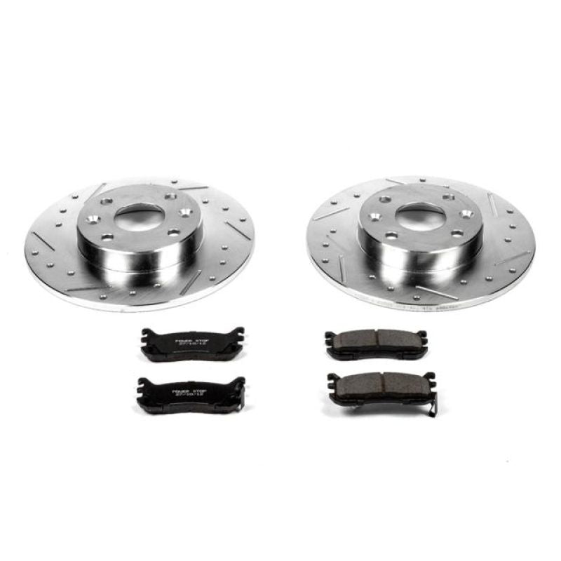 PowerStop Z23 Evolution Sport Rear Brake Kit - Ford Escort / Mazda Miata / Protege 1994-2005