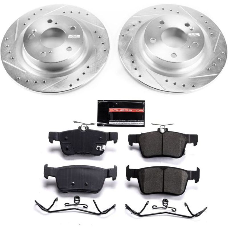 PowerStop Z23 Evolution Sport Rear Brake Kit - Honda Civic Type R 2017-2021
