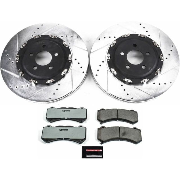 PowerStop Z26 Street Front Brake Kit - Dodge Challenger / Charger 2015-2020 - 6-Piston Front Calipers