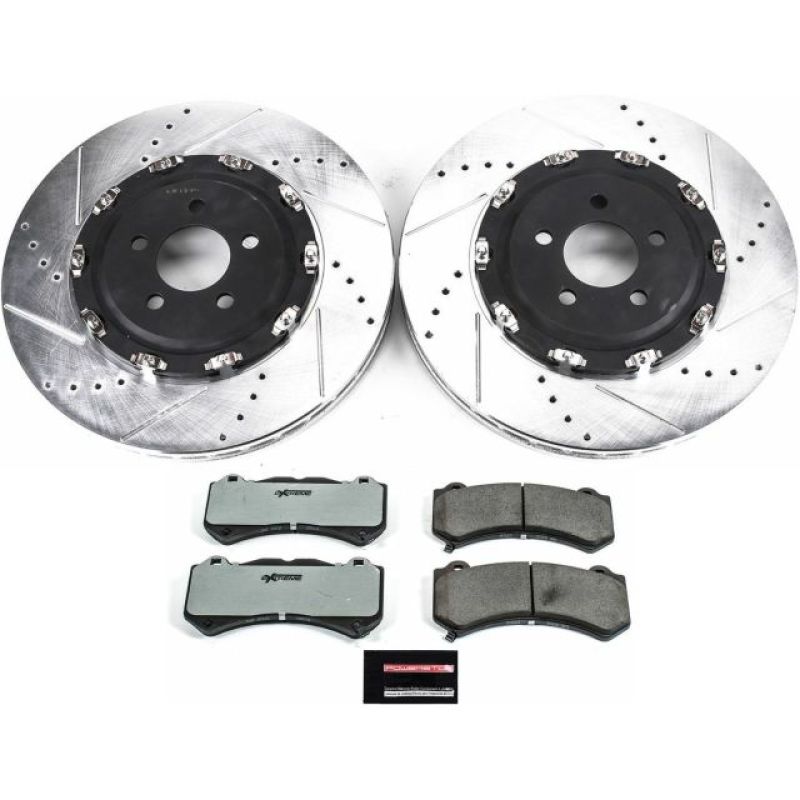 PowerStop Z26 Street Front Brake Kit - Dodge Challenger / Charger 2015-2020 - 6-Piston Front Calipers