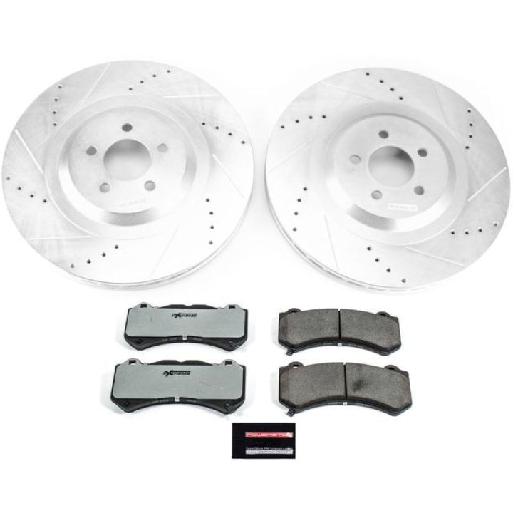 PowerStop Z26 Street Front Brake Kit - Dodge Challenger / Charger 2015-2020 - 390mm Front Rotors