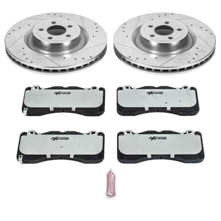 PowerStop Z26 Street Warrior Front Brake Upgrade Kit - Ford Mustang (S550) 2015-2023