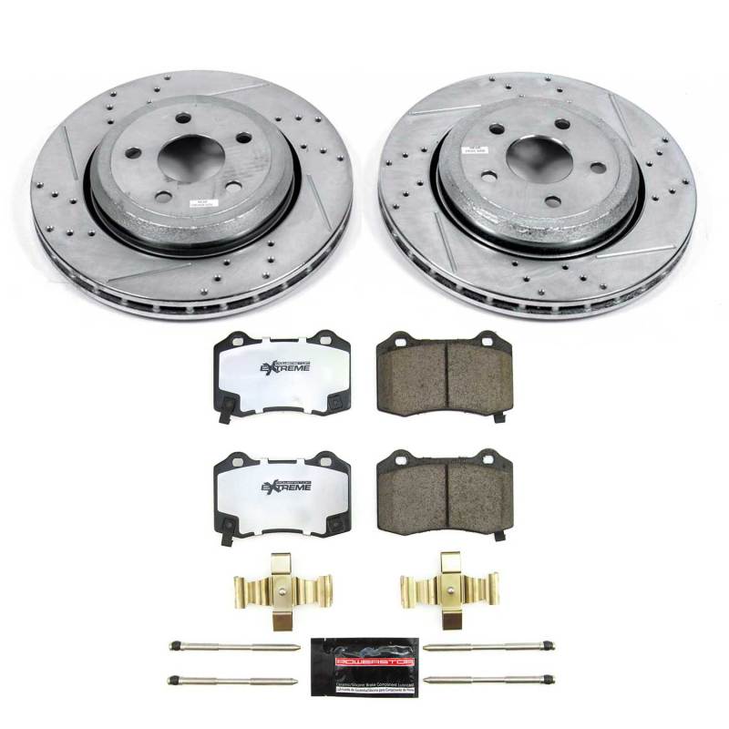 PowerStop Z26 Street Warrior Rear Brake Kit - Dodge Durango / Jeep Grand Cherokee 2018-2024