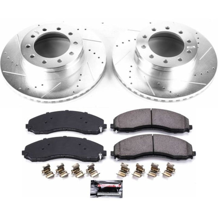 PowerStop Z36 Truck & Tow Brake Kit - Front Ford F-450 Super Duty (2017-2022)