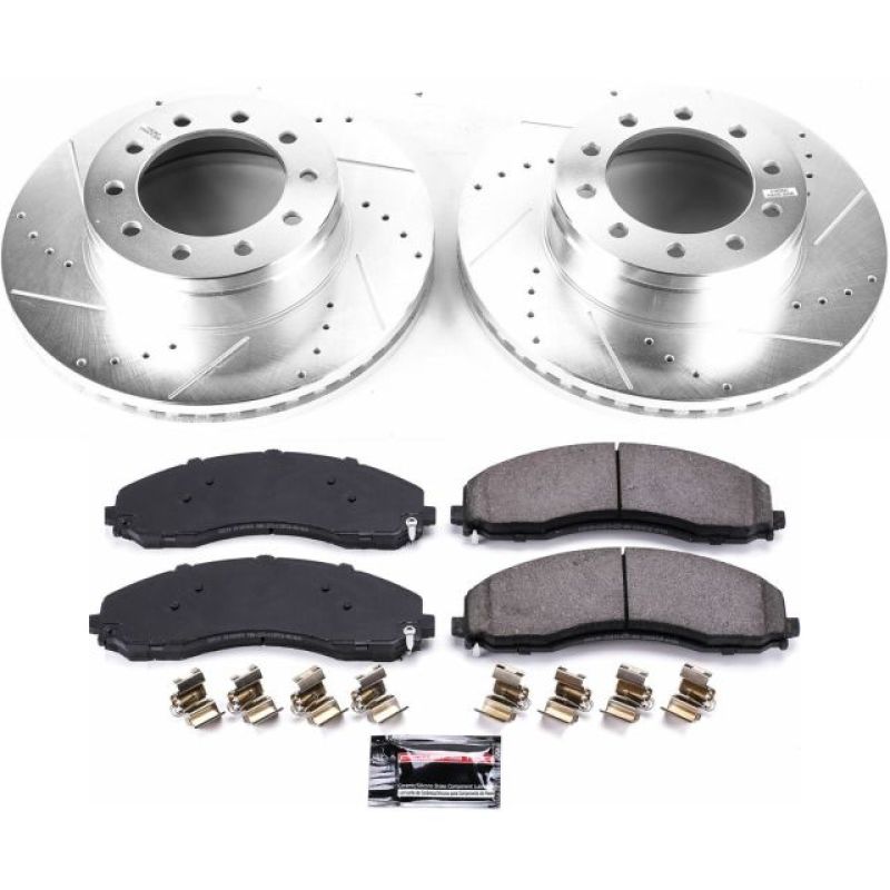 PowerStop Z36 Truck & Tow Brake Kit - Front Ford F-450 Super Duty (2017-2022)