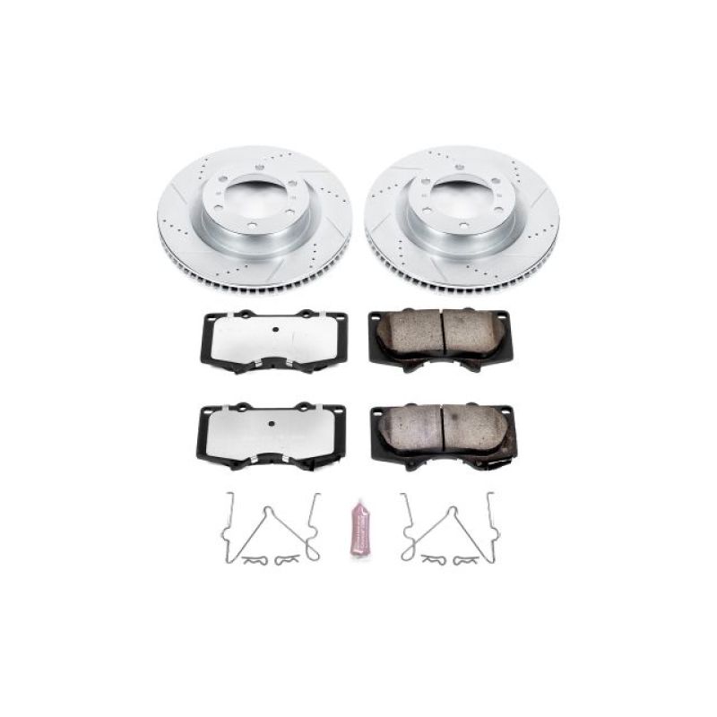 PowerStop Z36 Truck & Tow Front Brake Kit - Lexus GX460 / Toyota 4Runner 2010-2024
