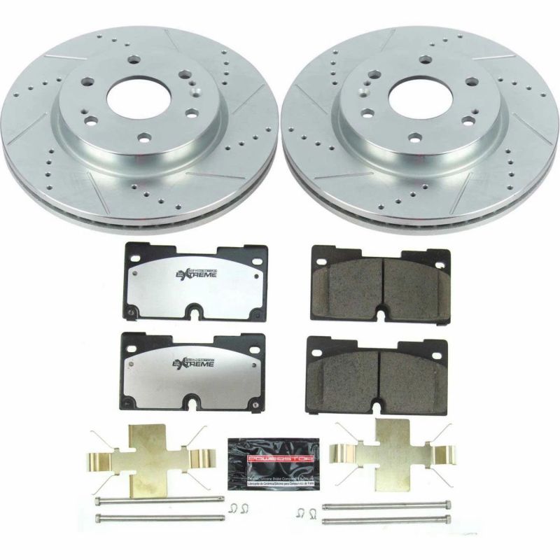 PowerStop Z36 Truck & Tow Front Brake Kit - Chevrolet Silverado 1500 / GMC Sierra 1500 / Cadillac Escalade 2019-2024