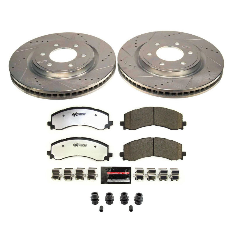 PowerStop Z36 Truck & Tow Front Brake Kit - Lincoln Navigator / Ford F-150 / Bronco 2021-2024