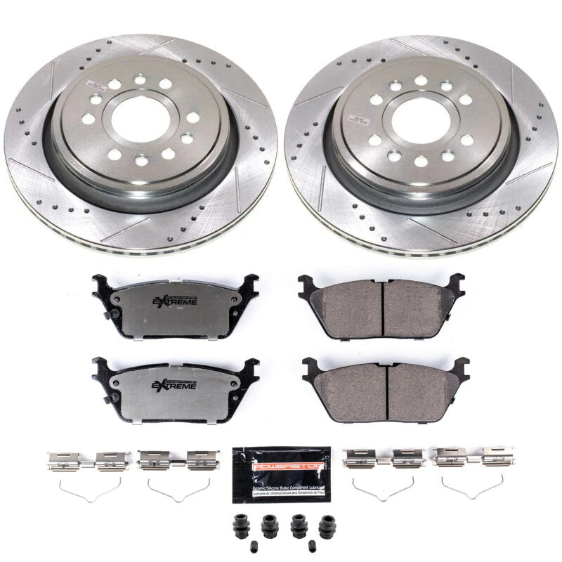 PowerStop Z36 Truck & Tow Rear Brake Kit - Jeep Wagoneer / Grand Wagoneer / Ram 1500 2021-2024