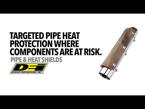 DEI Titanium Pipe Shield - Universal, 4 in x 12 in video: Pipe Shields from Design Engineering, Inc.