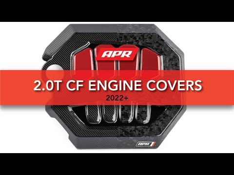 APR Twill Carbon Fiber Engine Cover - Audi / Volkswagen EA888.4 (8Y/MK8) 2022-2026 video: APR Engine Cover for MK8 GTI