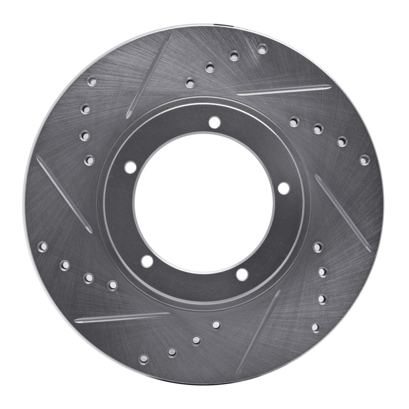 R1 Concepts Drilled & Slotted Brake Rotor - Front Left, Porsche 911/914/924/944 (1967-1988)