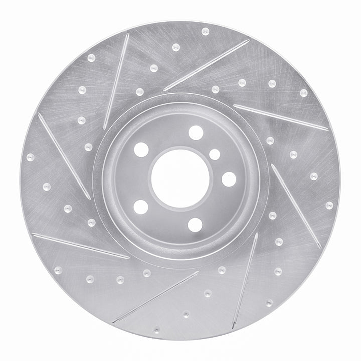 R1 Concepts Drilled & Slotted Brake Rotor - Right Front BMW 3-Series, 4-Series, Z4, Toyota GR Supra (2016-2026), view 4
