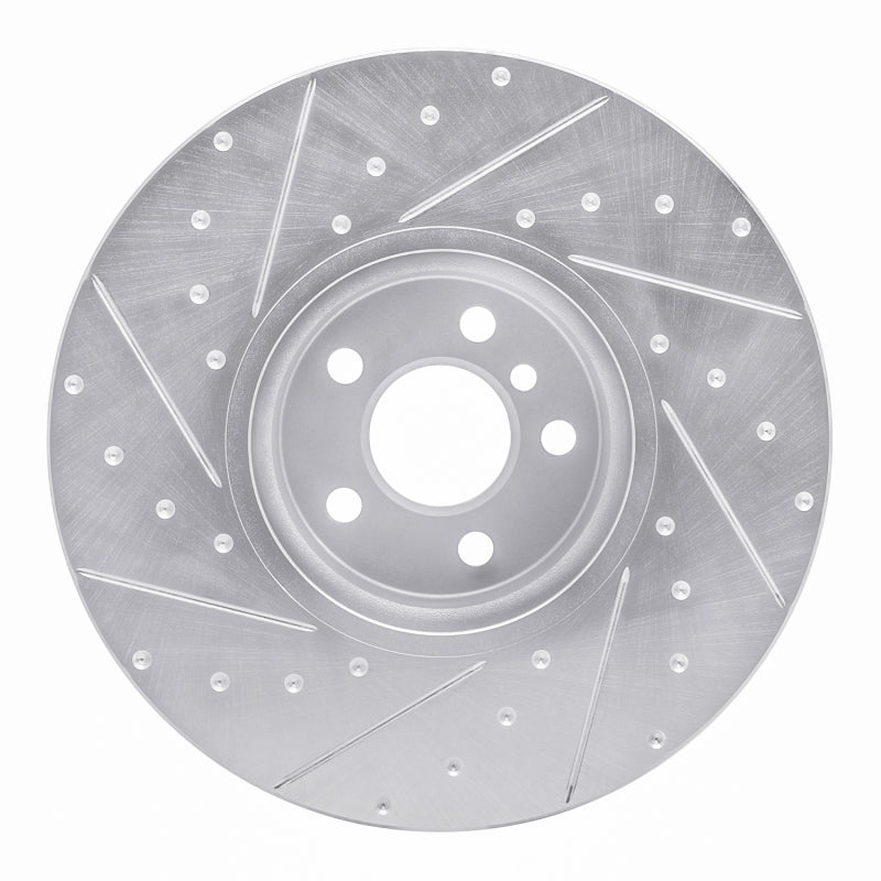R1 Concepts Drilled & Slotted Brake Rotor - Right Front BMW 3-Series, 4-Series, Z4, Toyota GR Supra (2016-2026), view 4