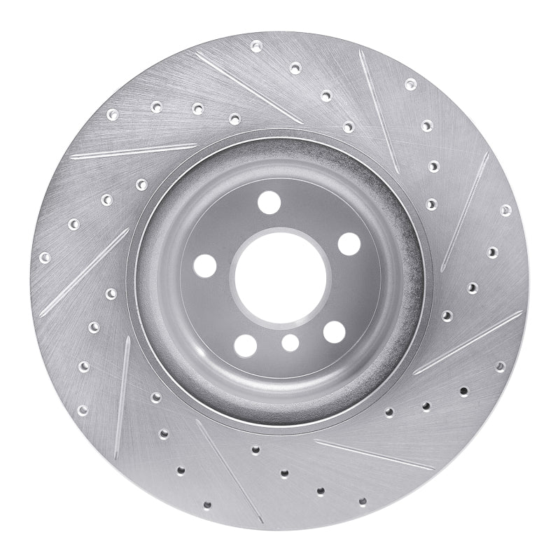 R1 Concepts Drilled & Slotted Rotor - Rear Left BMW 3/4/5/7/8-Series, X3-X7 & Toyota GR Supra (2016-2026), view 2
