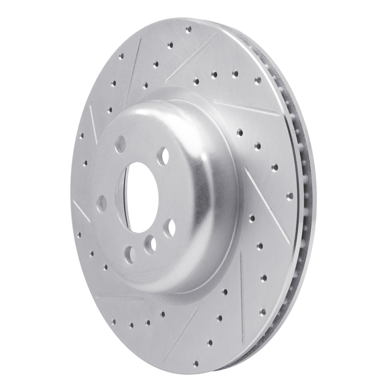 R1 Concepts Drilled & Slotted Rotor - Rear Left BMW 3/4/5/7/8-Series, X3-X7 & Toyota GR Supra (2016-2026), view 3