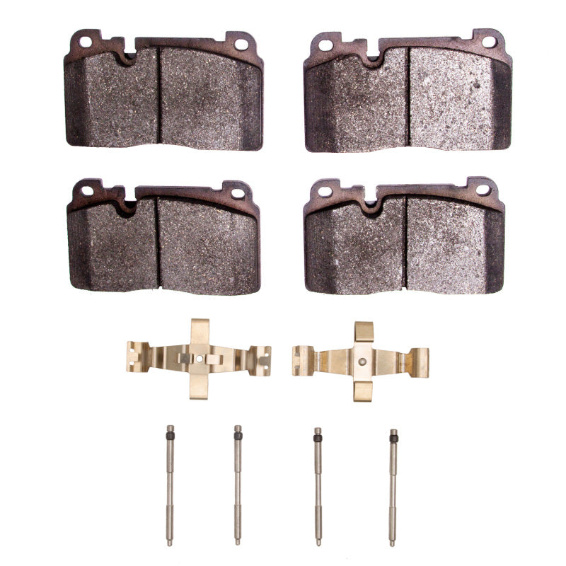 R1 Euro Ceramic Front Brake Pads - Audi Q5, Porsche Macan (2013-2020) w/ Hardware