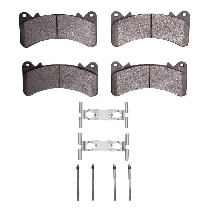R1 Euro Ceramic Front Brake Pads - Cadillac Escalade, Chevy Silverado 1500, GMC Yukon (2014-2026) w/ Hardware