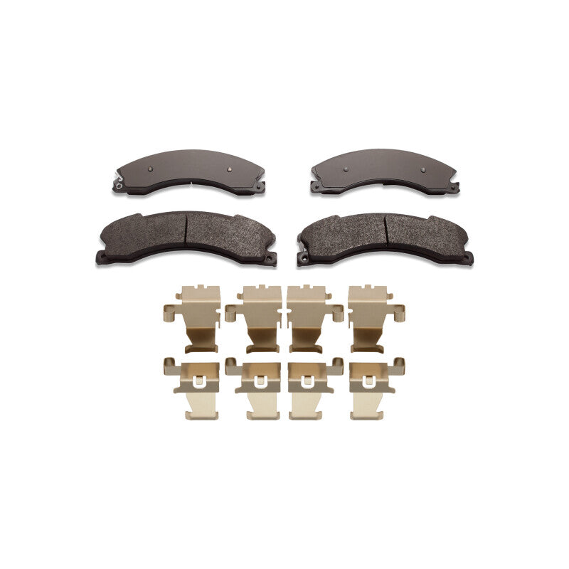 R1 Super Duty Front/Rear Brake Pads w/ Hardware - Chevy/GMC HD, Nissan NV & Titan XD (2009-2024)