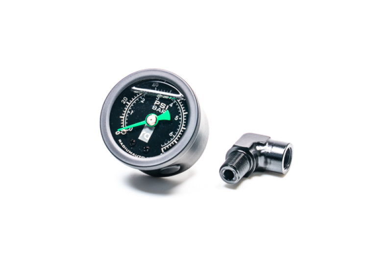 Radium Engineering 0-100 PSI Fuel Pressure Gauge w/ 90-Degree Adapter