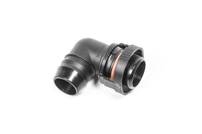 Radium Engineering 19mm Male to 3/4in Barb V2 Quick Connect - 90 Degree