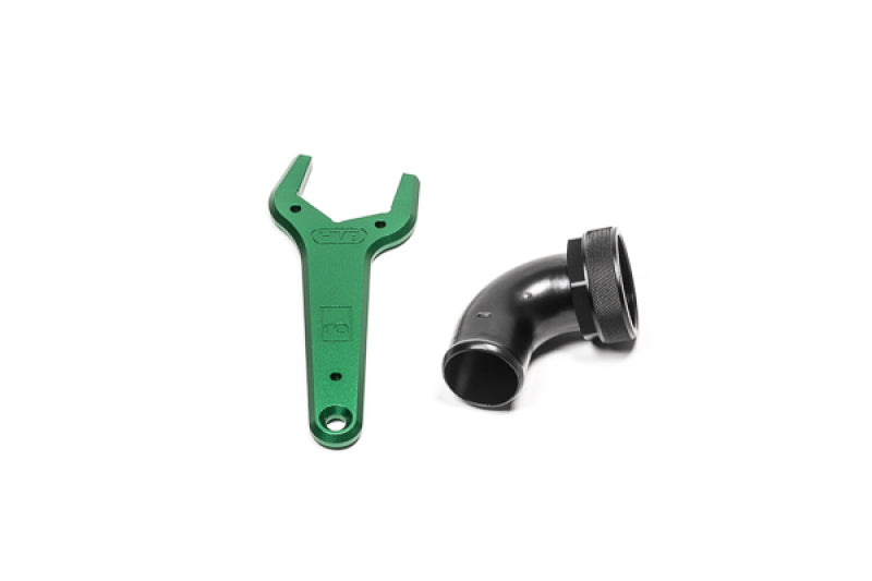 Radium Engineering 24AN PTFE Hose End - 75 Deg - Black