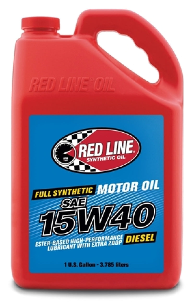 Red Line 15W40 Diesel Synthetic Motor Oil - Gallon - 4 Pack