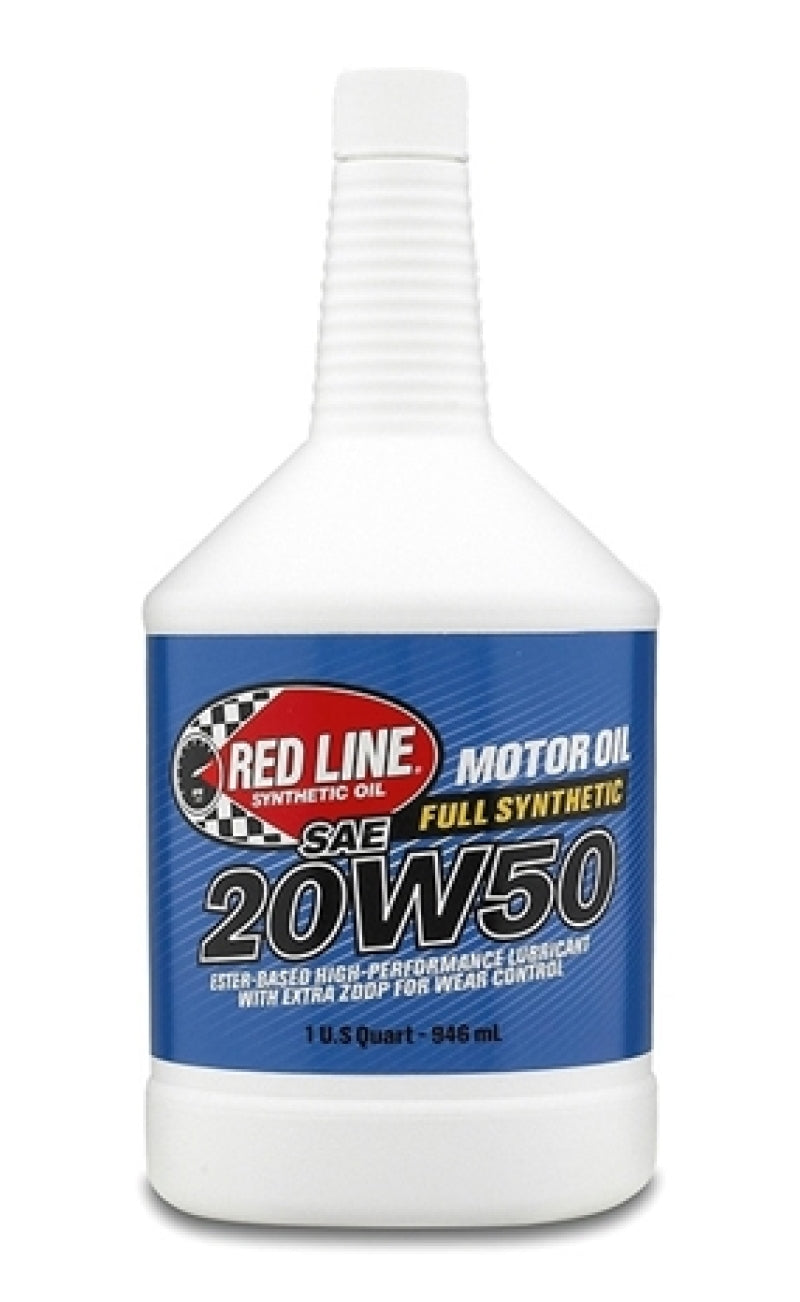 Red Line 20W50 Synthetic Motor Oil - Quart - 12 Pack