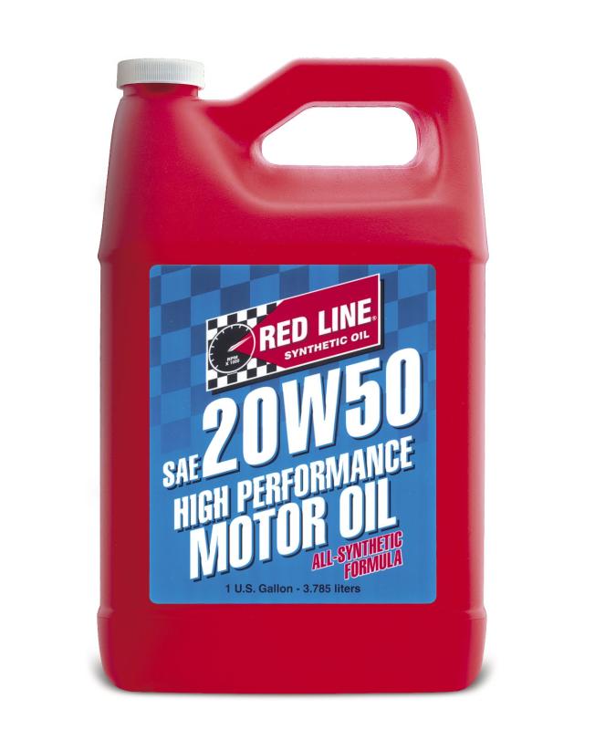 Red Line 20W50 Synthetic Motor Oil - Gallon - 4 Pack