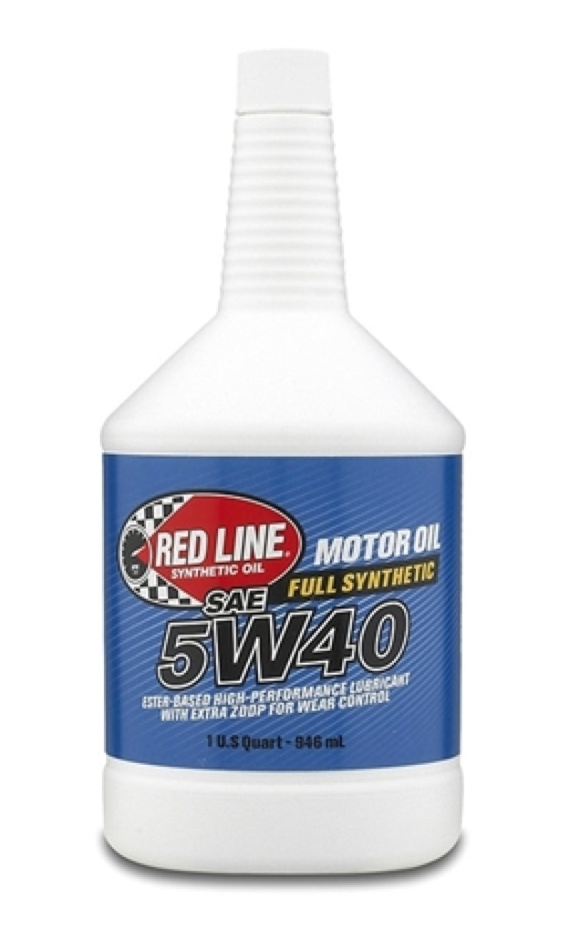 Red Line 5W40 Synthetic Motor Oil - Quart - 12 Pack