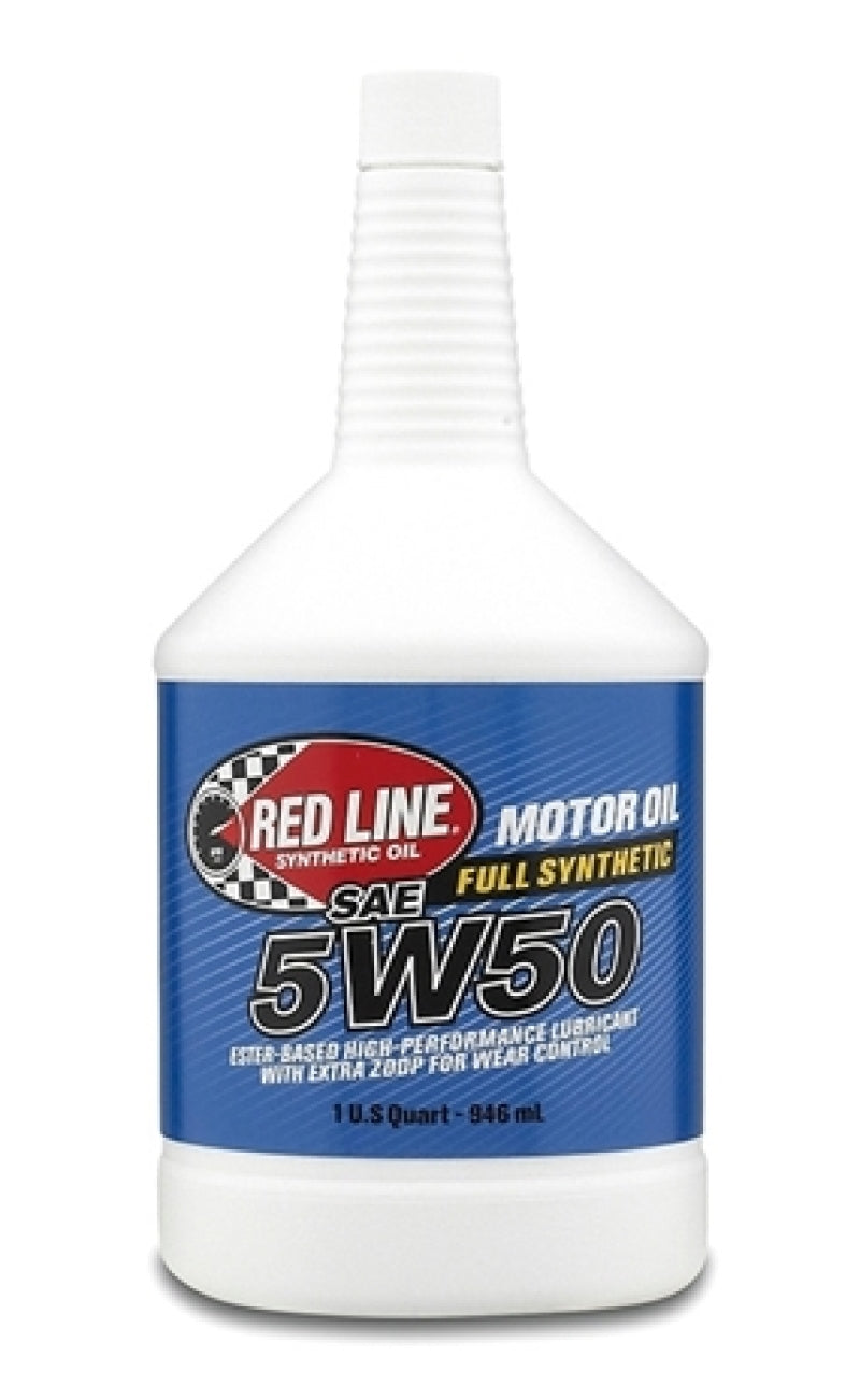 Red Line 5W50 Synthetic Motor Oil - Quart - 12 Pack