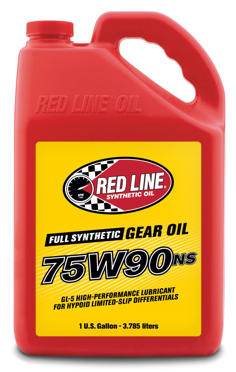 Red Line 75W-90 NS GL-5 Gear Oil (No Friction Modifier) - Gallon - 4 Pack