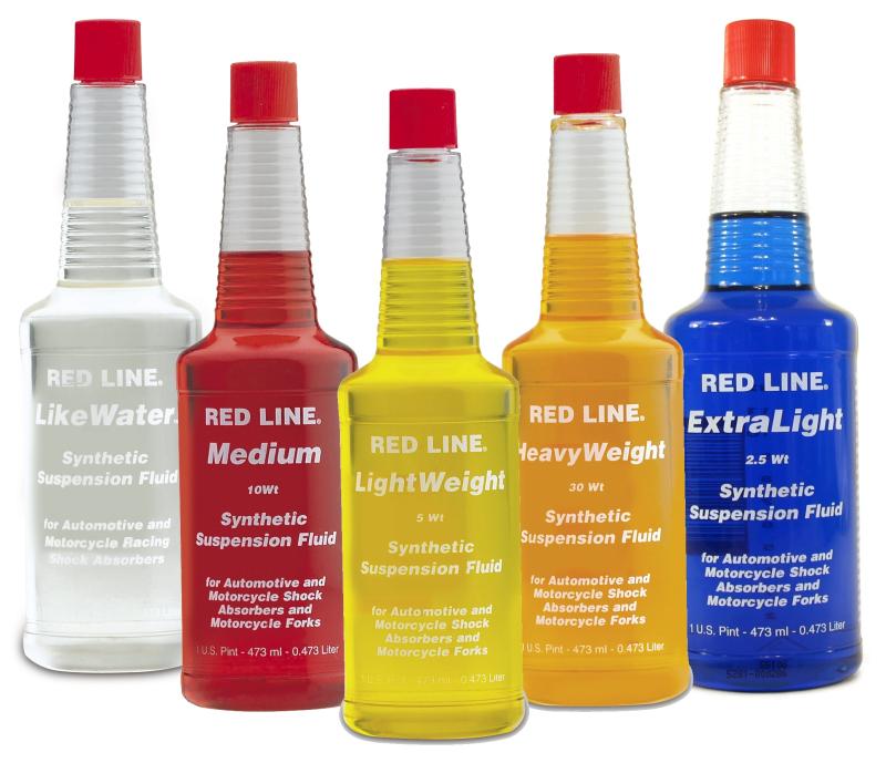 Red Line ExtraLight 2.5WT Suspension Fluid - 16 oz - 12 Pack