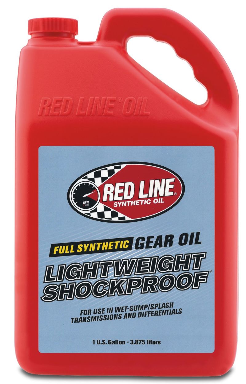 Red Line LightWeight ShockProof Synthetic Gear Oil - Gallon - 4 Pack