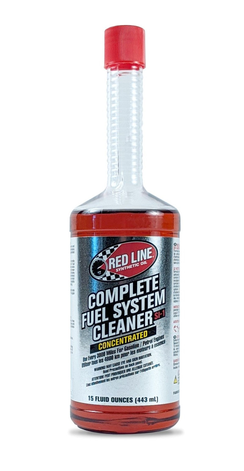 Red Line SI-1 Fuel System Cleaner 15oz - Gasoline - Cleans Injectors & Valves - 12 Pack