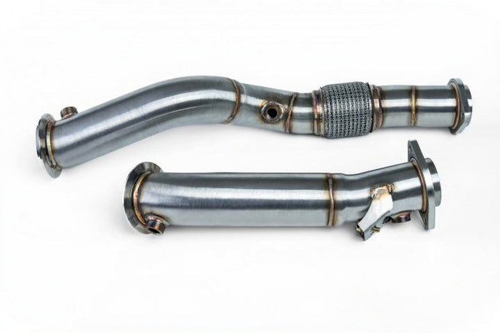 S58 3" Catless Downpipes – Fits BMW M2 G87, M3 G80, M4 G82/G83 (2021–2026) - OneFastShop