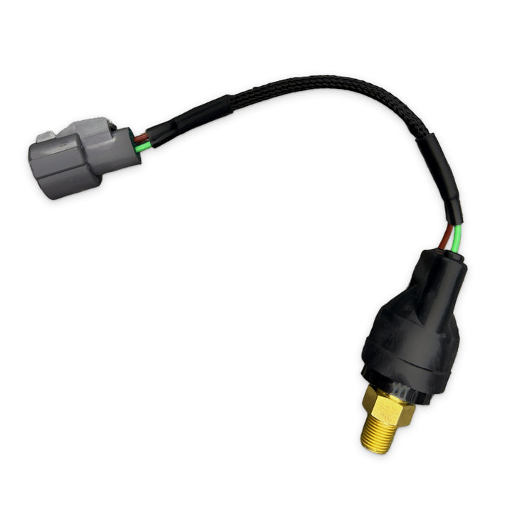 13 psi boost referenced pressure switch (Hobbs switch) with 1/8 inch NPT brass thread and weatherproof connector
