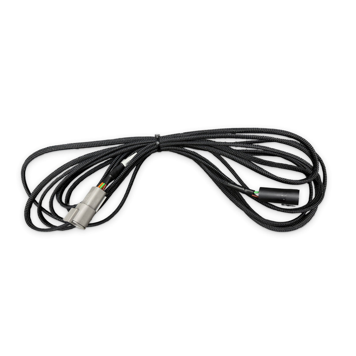 Negative trigger harness linking the pressure switch or a fuel pump controller to the main harness