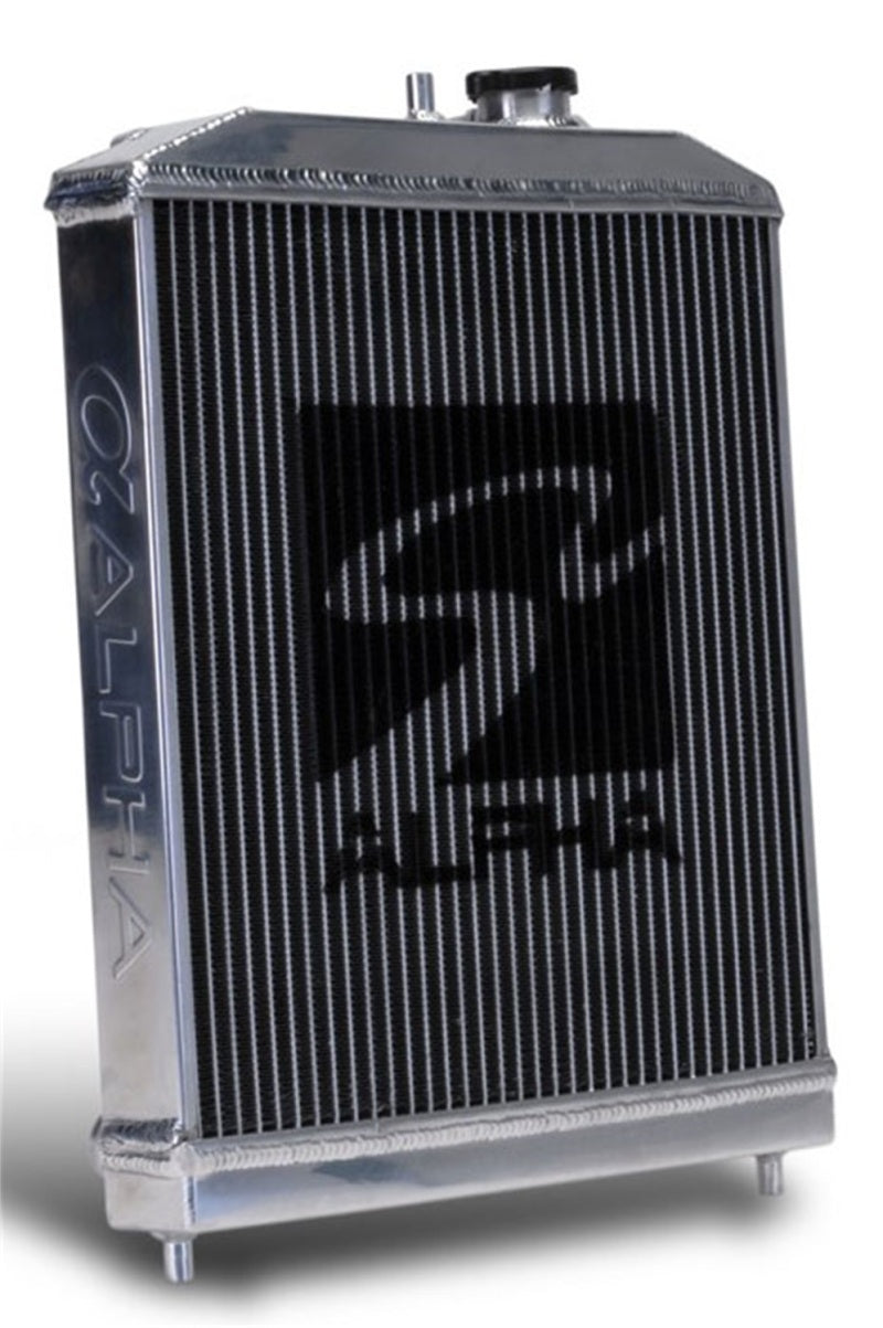 Skunk2 Alpha Series Aluminum Radiator (Half Size, Dual Core, Manual) - Honda Civic (1992-2000)