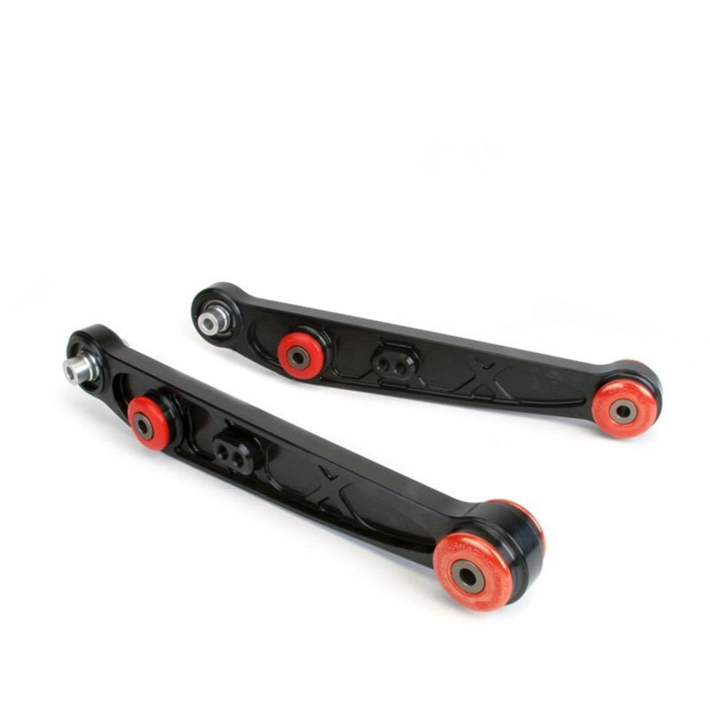 Skunk2 Alpha Series Black Rear Lower Control Arm Set - Honda Civic / Acura Integra 1988-2001