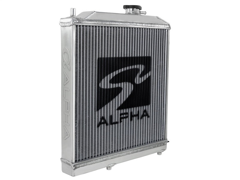 Skunk2 Alpha Series Half-Size Aluminum Radiator - Honda Civic / CRX (1988-1991)