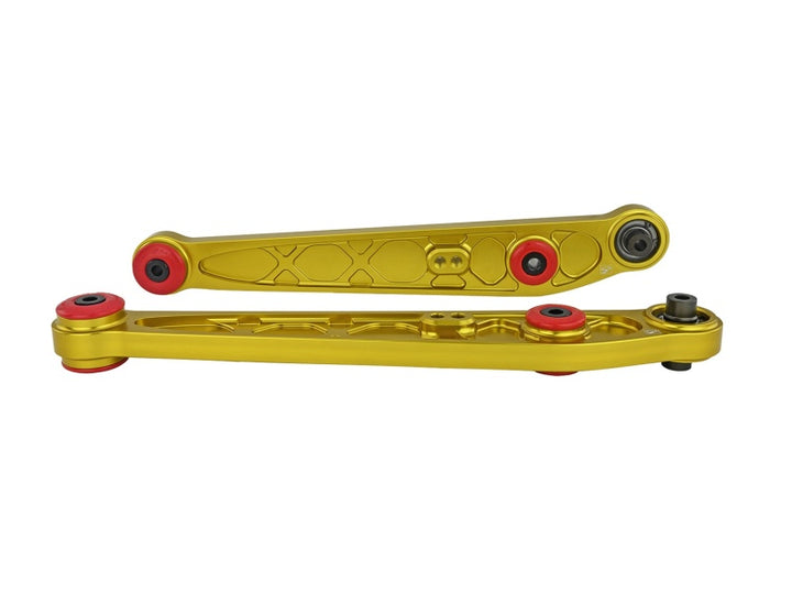 Skunk2 Alpha Series Rear Lower Control Arm Set - Honda Civic 1996-2000 (EK) - Gold, view 7