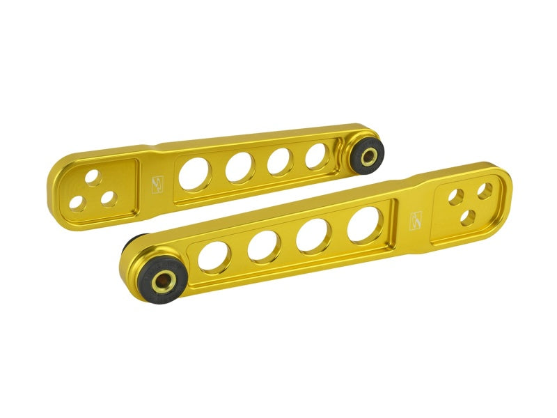 Skunk2 Rear Lower Control Arm Set - Acura RSX 2002-2006 / Honda Element 2003-2008 - Gold Anodized - Includes Socket Tool, view 4