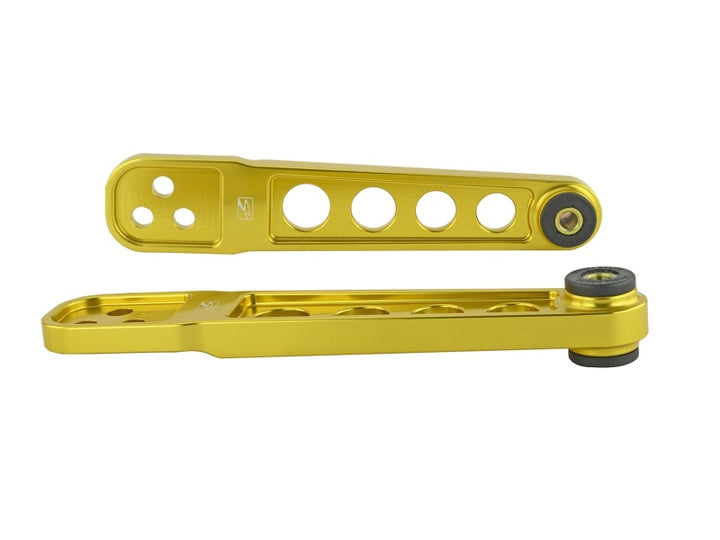 Skunk2 Rear Lower Control Arm Set - Acura RSX 2002-2006 / Honda Element 2003-2008 - Gold Anodized - Includes Socket Tool, view 5